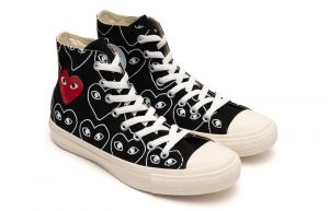 Comme des Garcons Play Converse Chuck 70 Hi Black 02