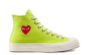 Comme des Garcons Play Converse Chuck Taylor All Star 70 High Lime 03
