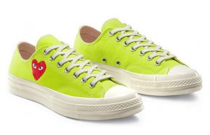 Comme des Garcons Play Converse Chuck Taylor All Star 70 Low Lime 02