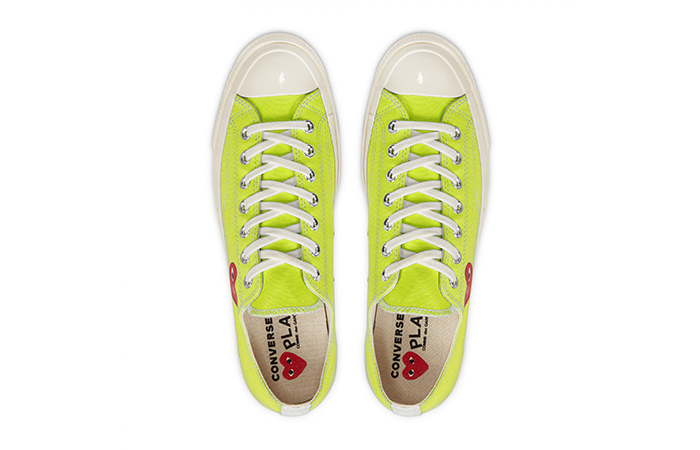Comme des Garcons Play Converse Chuck Taylor All Star 70 Low Lime 04