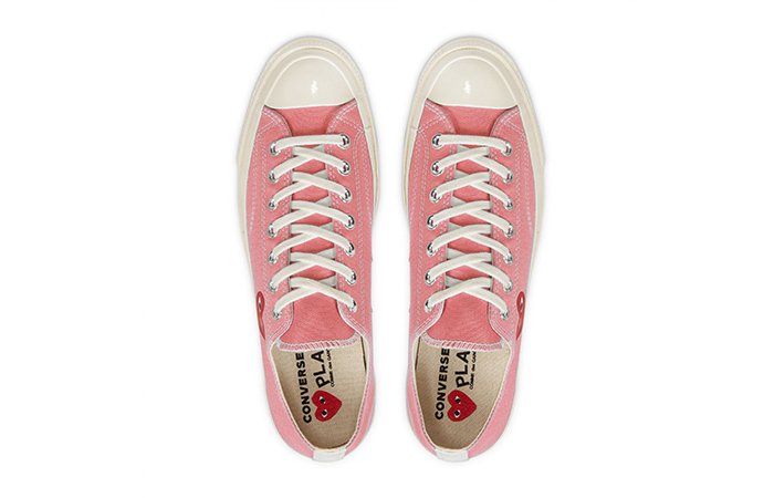 Comme des Garcons Play Converse Chuck Taylor All Star 70 Low Pink 04