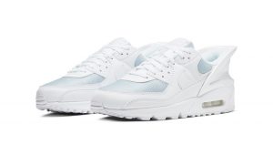 First Look At The Nike Air Max 90 FlyEase Icy White 01