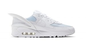 First Look At The Nike Air Max 90 FlyEase Icy White 02