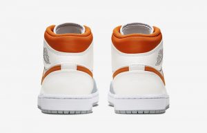 Nike Air Jordan 1 Mid SE Starfish White Orange CW7591-100 05
