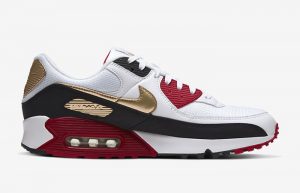 Nike Air Max 90 Chinese New Year Red Metallic Gold CU3005-171 03