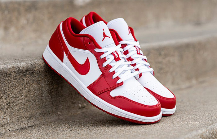 jordan 1 low white and red