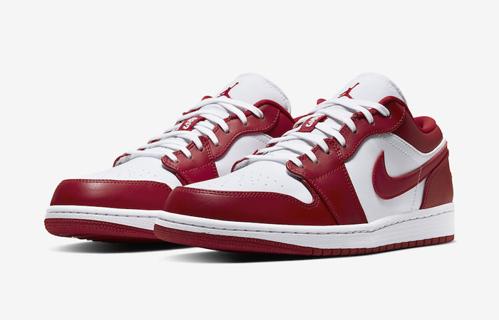 Nike Jordan 1 Low Red White 553558-611 03