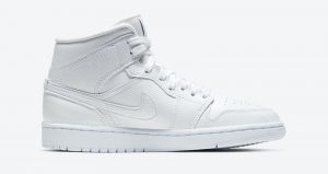 Official Look At The Air Jordan 1 Mid White Snakeskin 02