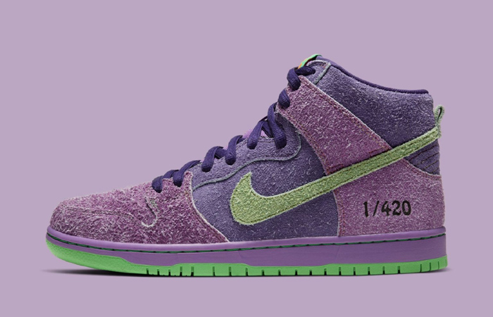 Official Look At The Nike SB Dunk High Pro QS "420"