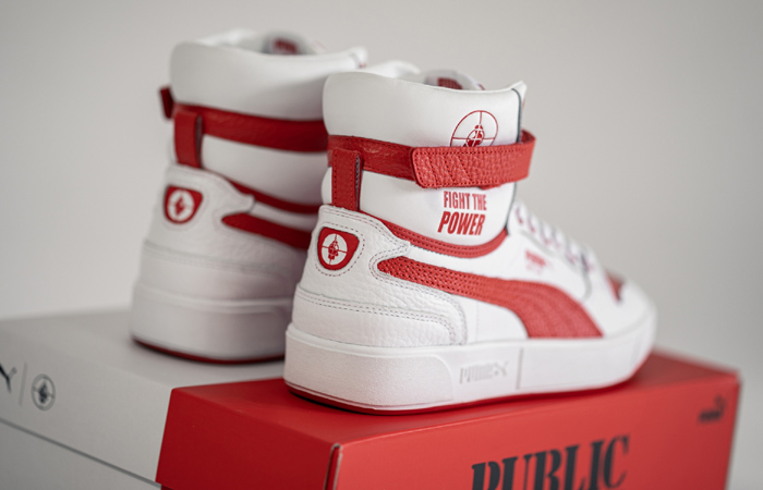 Public Enemy Puma Sky LX 'Fight The Power' White Red 374538-01 04