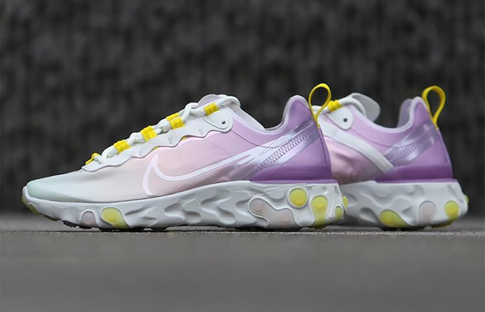 React Element 55 Coming With An Enchanting Metallic Silver And Purple Combination