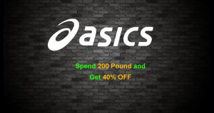Spend £200 In Online Purchase And Get 40% Off At ASICS!! featured image