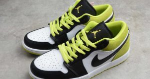 The Air Jordan 1 Low Black Lime Is Very Comfy For This Summer