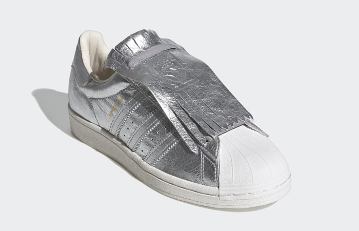 adidas Superstar Fringe Metallic Silver 