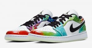 Here Is The Official Images Of Nike Womens Air Jordan 1 Low “Galaxy” 02