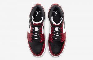 Jordan 1 Mid Chicago Red Black Toe 554724-069 04