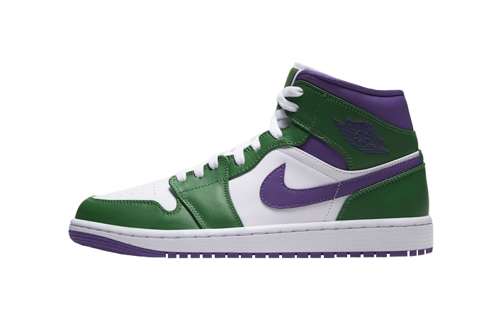 air jordan green and purple