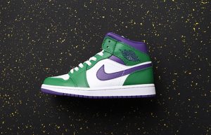 Jordan 1 Mid Green Purple 554724-300 02