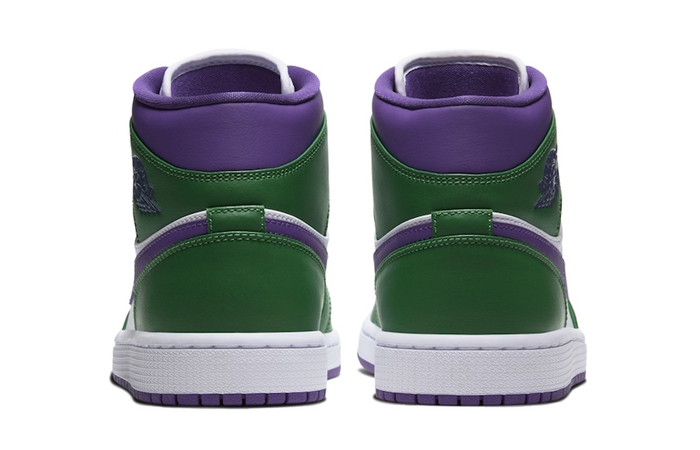 green purple and white jordan 1