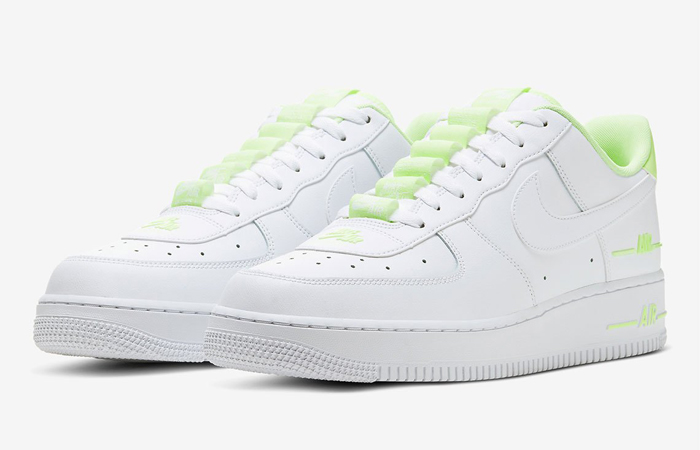 nike air force 1 low double air low white barely volt