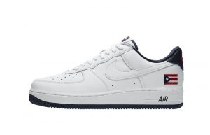 Nike Air Force 1 Puerto Rico White Navy CJ1386-100 01