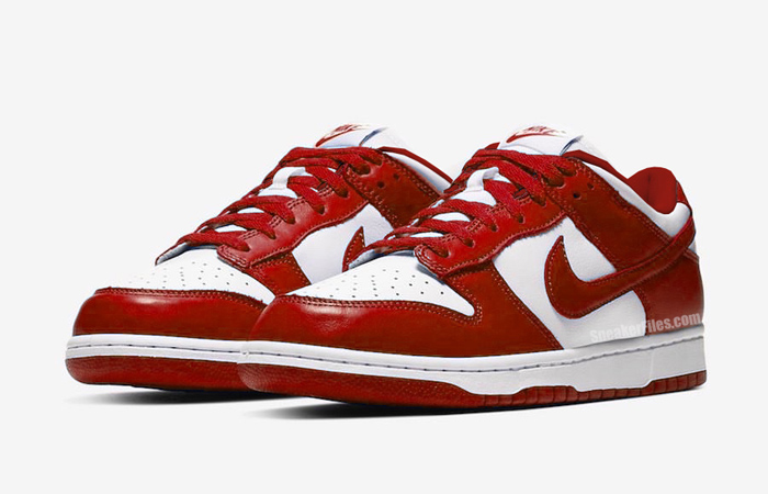 Nike Dunk Low SP White University Red CU1727-100 02