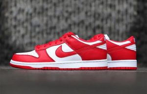 Nike Dunk Low SP White University Red CU1727-100 06
