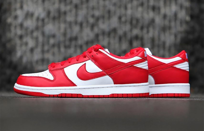 Nike Dunk Low SP White University Red 