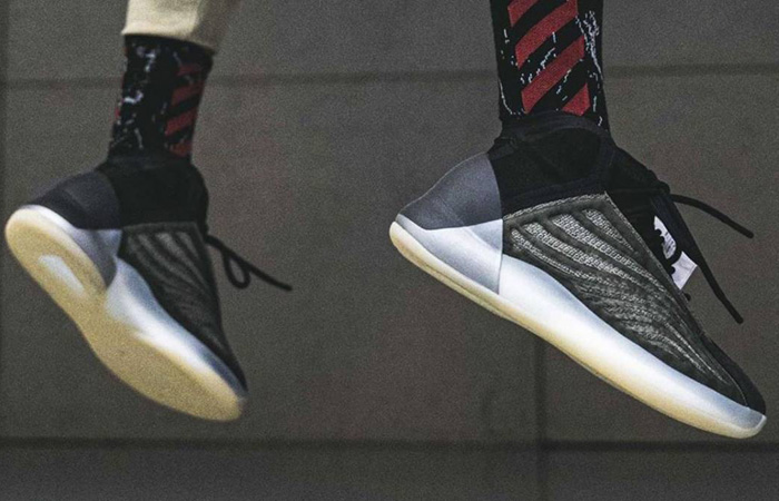 On Foot Images Of adidas Yeezy QNTM Barium Has Been unveiled
