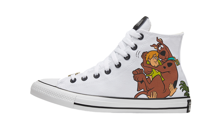 Scooby-Doo Converse Chuck Taylor All Star High Top Pastel White 169076C 01