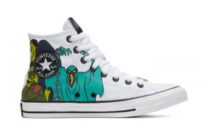 Scooby-Doo Converse Chuck Taylor All Star High Top Pastel White 169076C 03