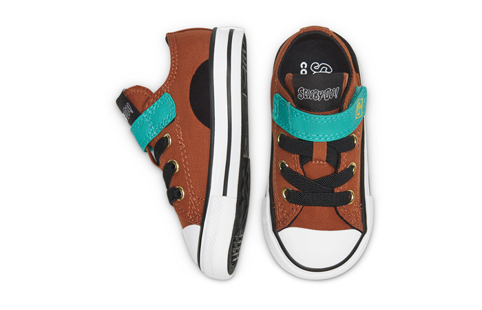 Scooby-Doo Converse Toddler Easy On Chuck Taylor All Star Brown 769081C 04