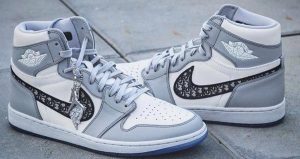 Dior Nike Air Jordan 1 Set To Release Soon In Both High And Low 04