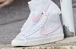 Nike Blazer Mid 77 White Pink Swoosh BQ6806-108 02