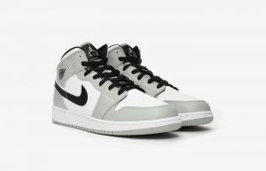 Nike Jordan 1 Mid GS Smoke Grey 554725-092 02