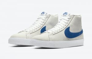 Nike SB Zoom Blazer Mid White Royal Blue 864349-104 02