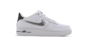 The Nike Air Force 1 GS White Metallic Silver Is A New Drop! 02