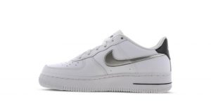 The Nike Air Force 1 GS White Metallic Silver Is A New Drop!