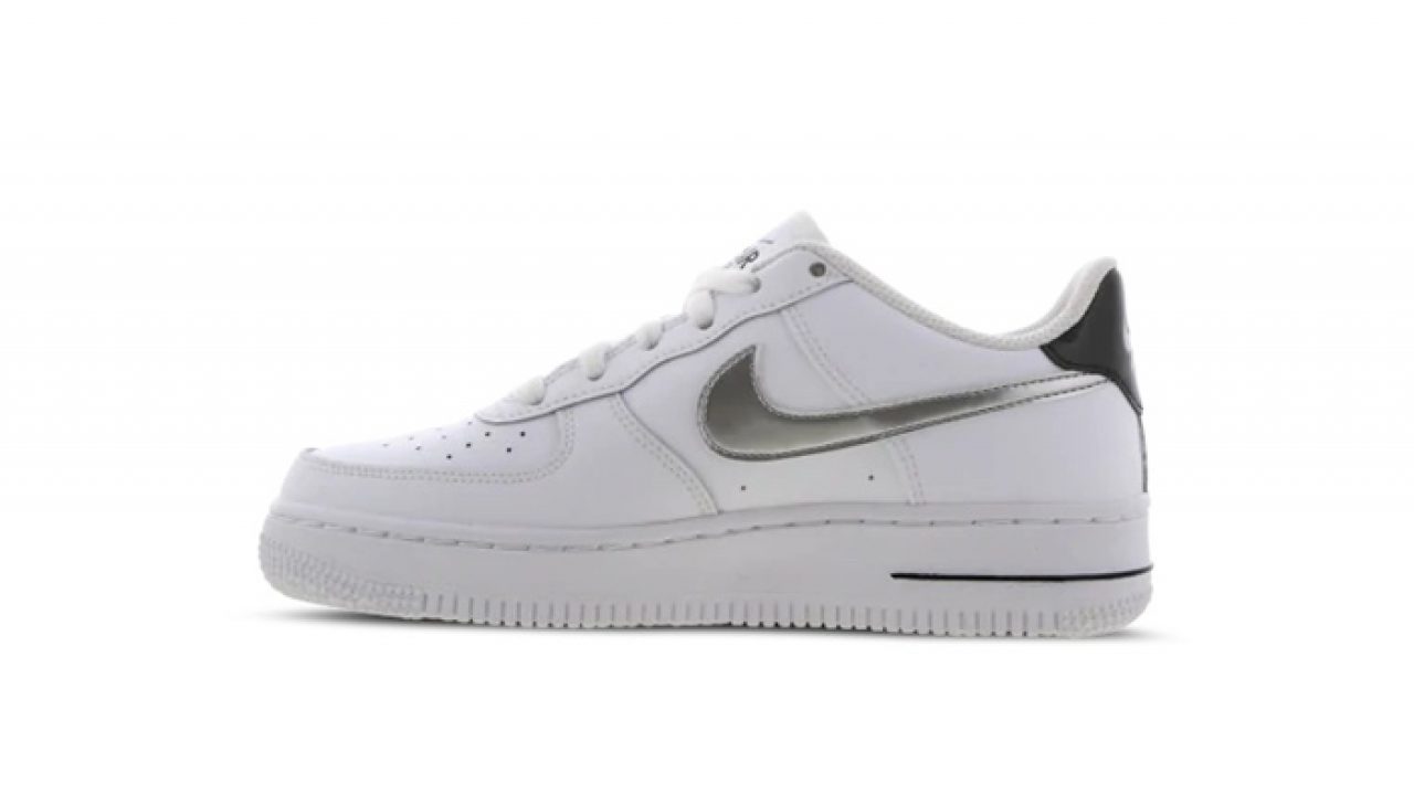 nike air force 1 low white silver