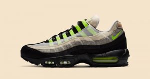 Detailed Look Updated For The Denham Nike Air Max 95 Neon Black 01