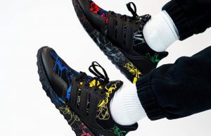 Disney adidas Ultra Boost Black Embroidered FV6050 on foot 03