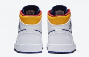 Nike Air Jordan 1 Mid Royal Blue Orange 554724-131 05