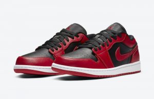 Nike Jordan 1 Low Red Black 553558-606 02