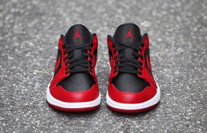 Nike Jordan 1 Low Red Black 553558-606 07