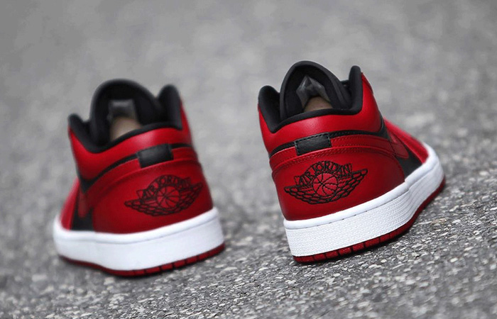 Nike Jordan 1 Low Red Black 553558-606 08