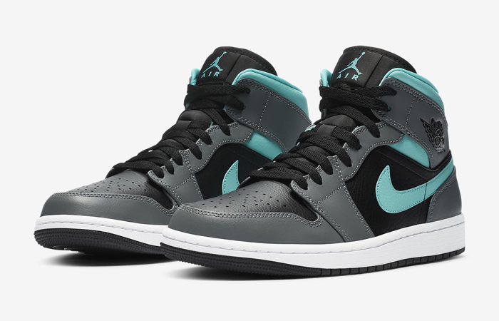grey and turquoise jordans