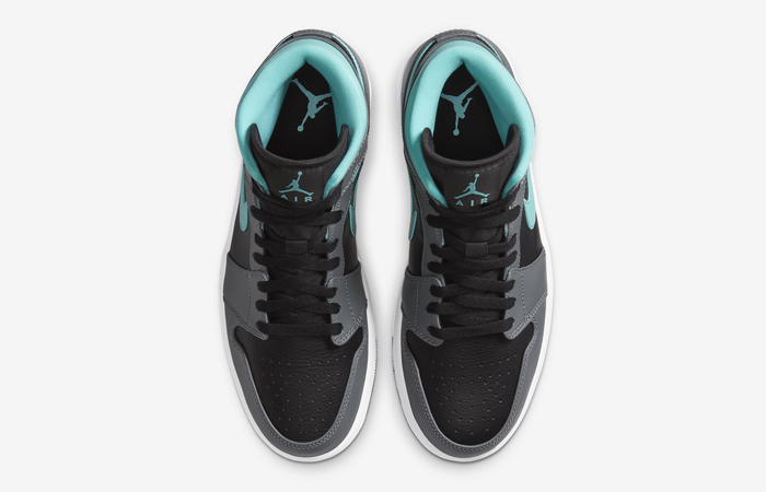 Nike Jordan 1 Mid Grey Aqua 554724-063 04
