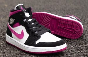 Nike Womens Jordan 1 Mid Purple BQ6472-005 02