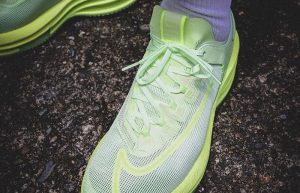 Nike Womens Zoom Double Stacked Barely Volt CI0804-700 on foot 02