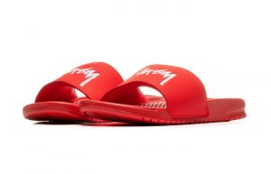 Stussy Nike Benassi Habanero Red CW2787-600 02